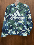 Adidas Boys Hoodie Hooded Sweatshirt Size 5
