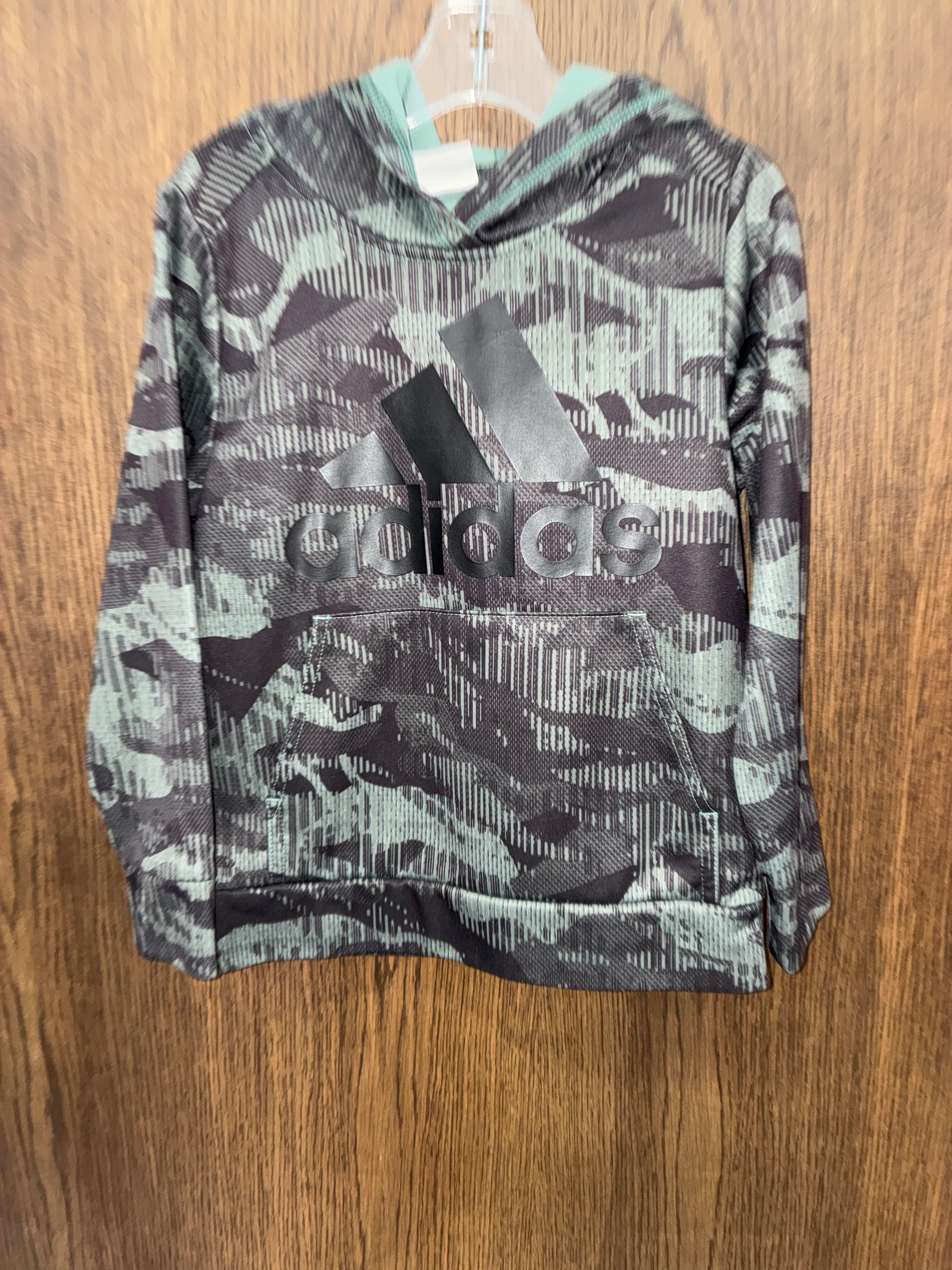 Adidas Boys Hoodie Hooded Sweatshirt Size 5