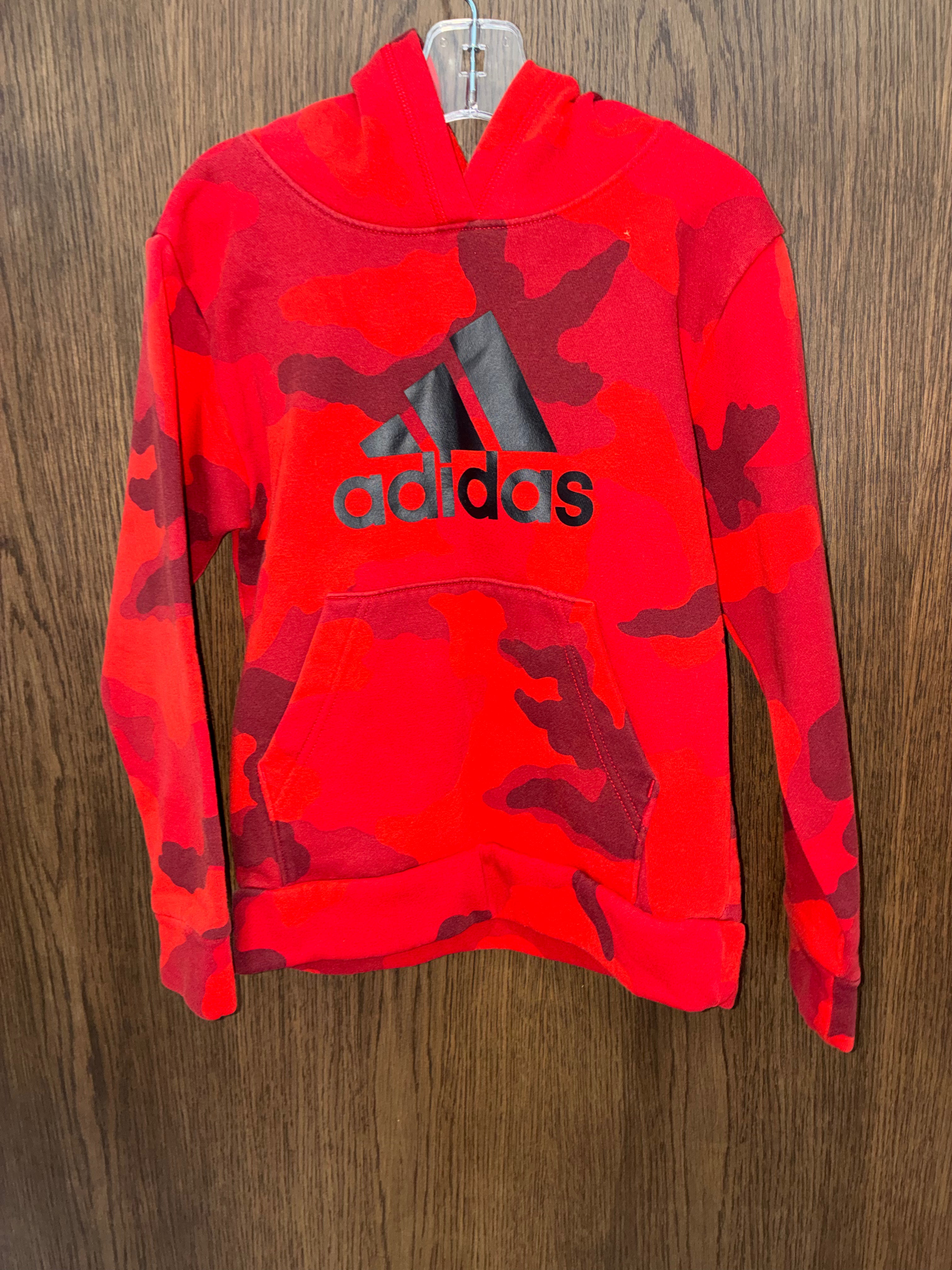 Adidas Boys Hoodie Hooded Sweatshirt Size 6
