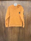 Carhartt Boys Hoodie Hooded Sweatshirt Size 6