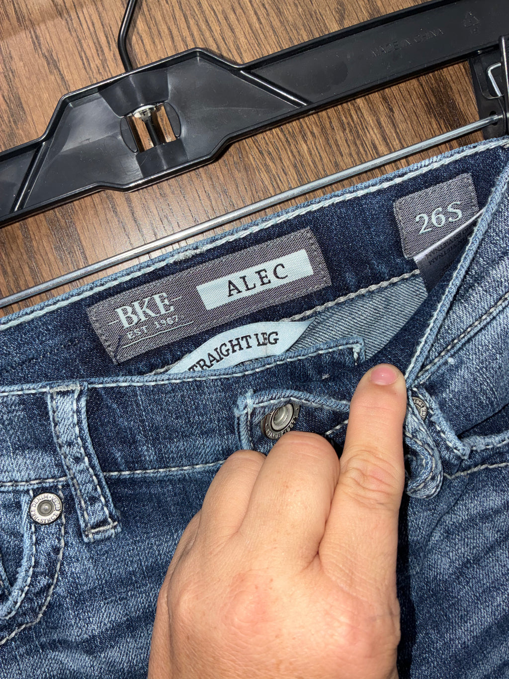 Buckle BKE Men’s ALEC Straight Stretch Jeans Size 26 Short
