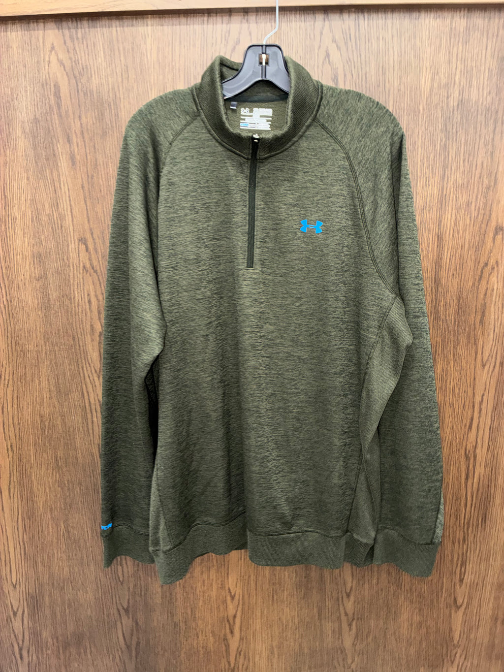 Under Armour 
Men's Green Armour Fleece Twist 1/4 Zip XXL 2X