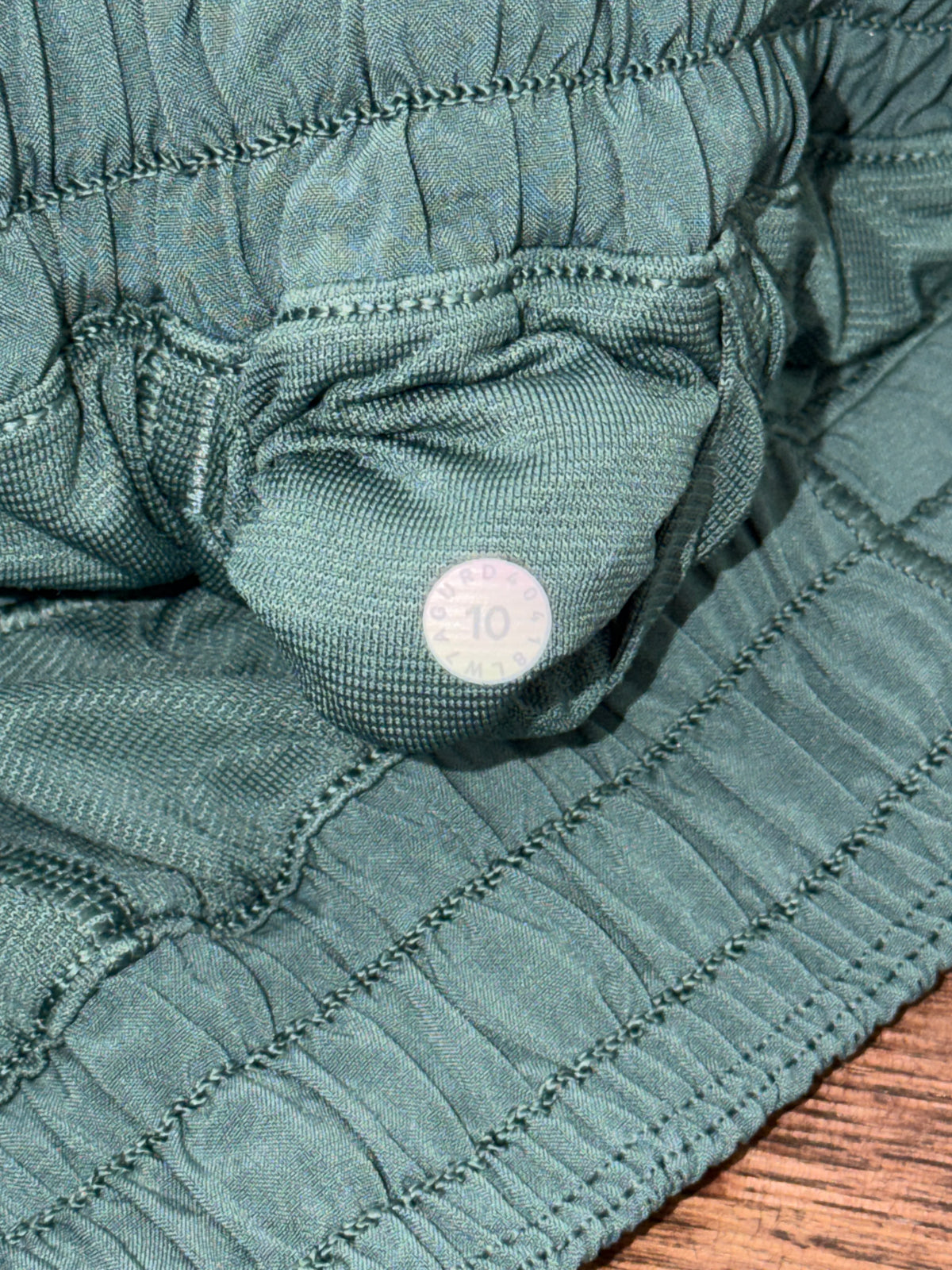 Lululemon Speed Shorts Women’s Size 10 Teal Green Low Rise Running Reflective