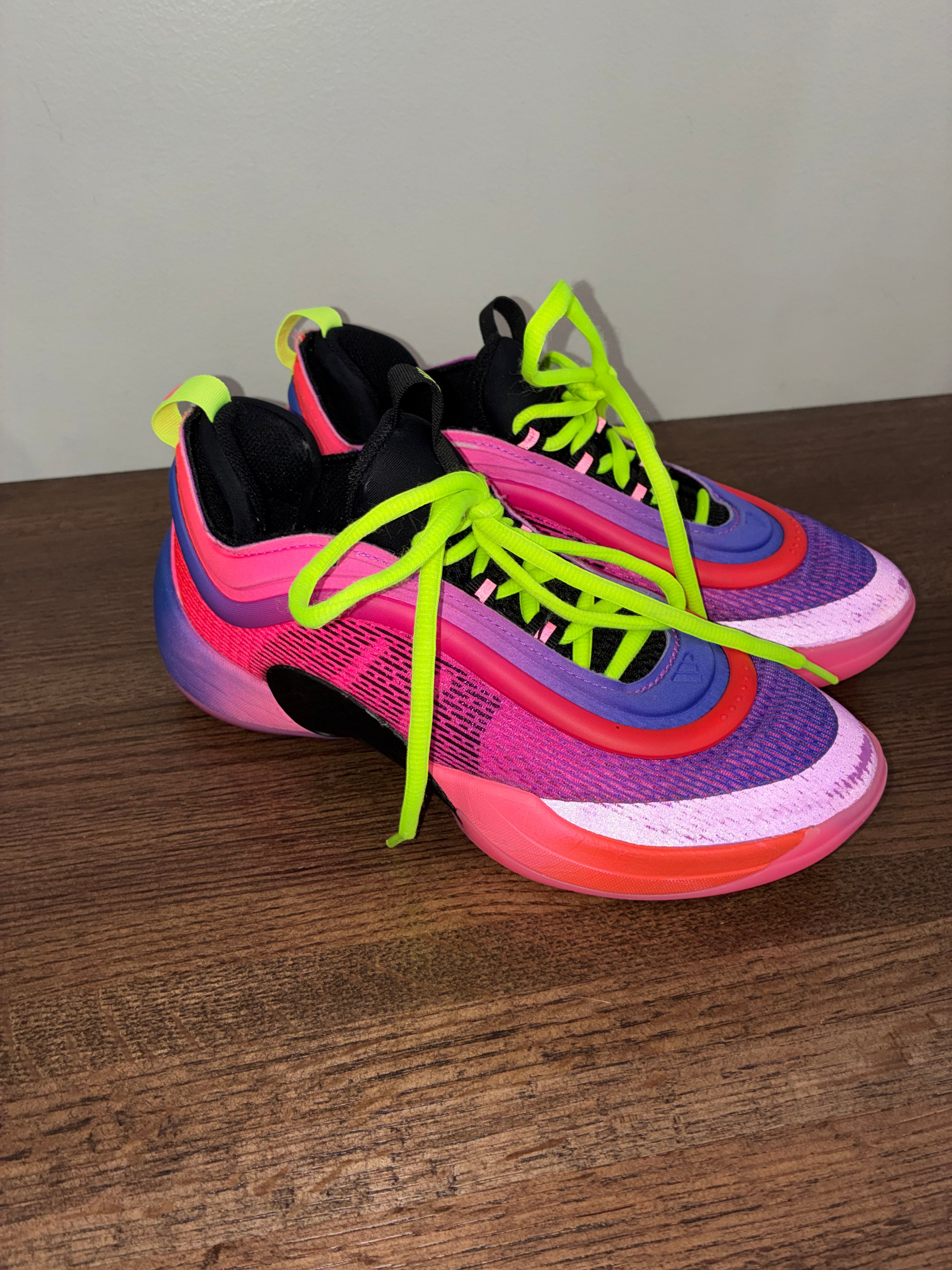 adidas D.O.N. Issue #6 Spida Elite Camp Basketball Shoes Youth 6.5 JH6235 Pink