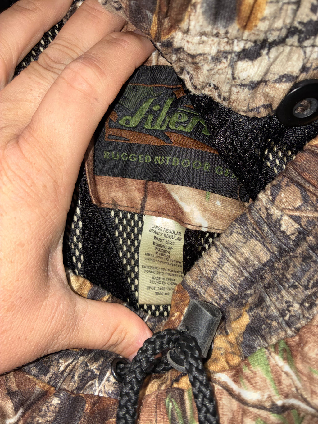 Liberty Rugged Outdoor Gear Men’s L 38/40 Camo Hunting Pants Woodland