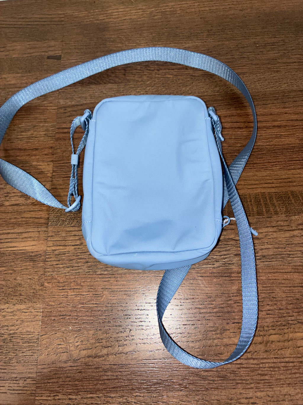 Lululemon Light Blue Mini Crossbody Shoulder Bag Adjustable Strap O/S