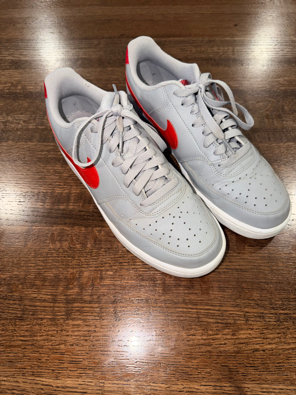Nike Court Vision Low Shoes Mens Size 8.5 Basketball Swoosh Sneakers