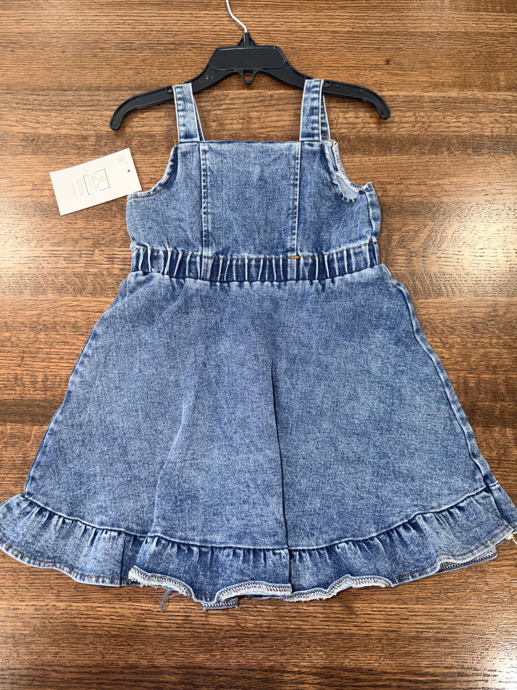 Denim Girls Ruffle Dress Size 4/5 New
