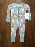Ghosts Bamboo Convertible Romper 0-3 Months