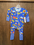 Happy Day Construction Bamboo Convertible Romper 9-12 Months
