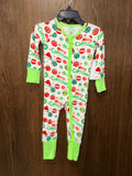 Merry Christmas Bamboo Convertible Romper 3-6 Months