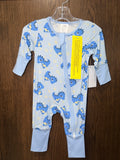 Dinosaurs Bamboo Convertible Romper 0-3 3-6 Months