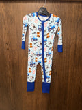 Farm Animals Bamboo Convertible Romper 6-12 Months