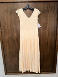 Pretty Garden Women’s Cream Maxi Dress Size Medium NWT