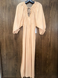 Lalavon Women’s Linen  Maxi Dress Size Medium NWOT