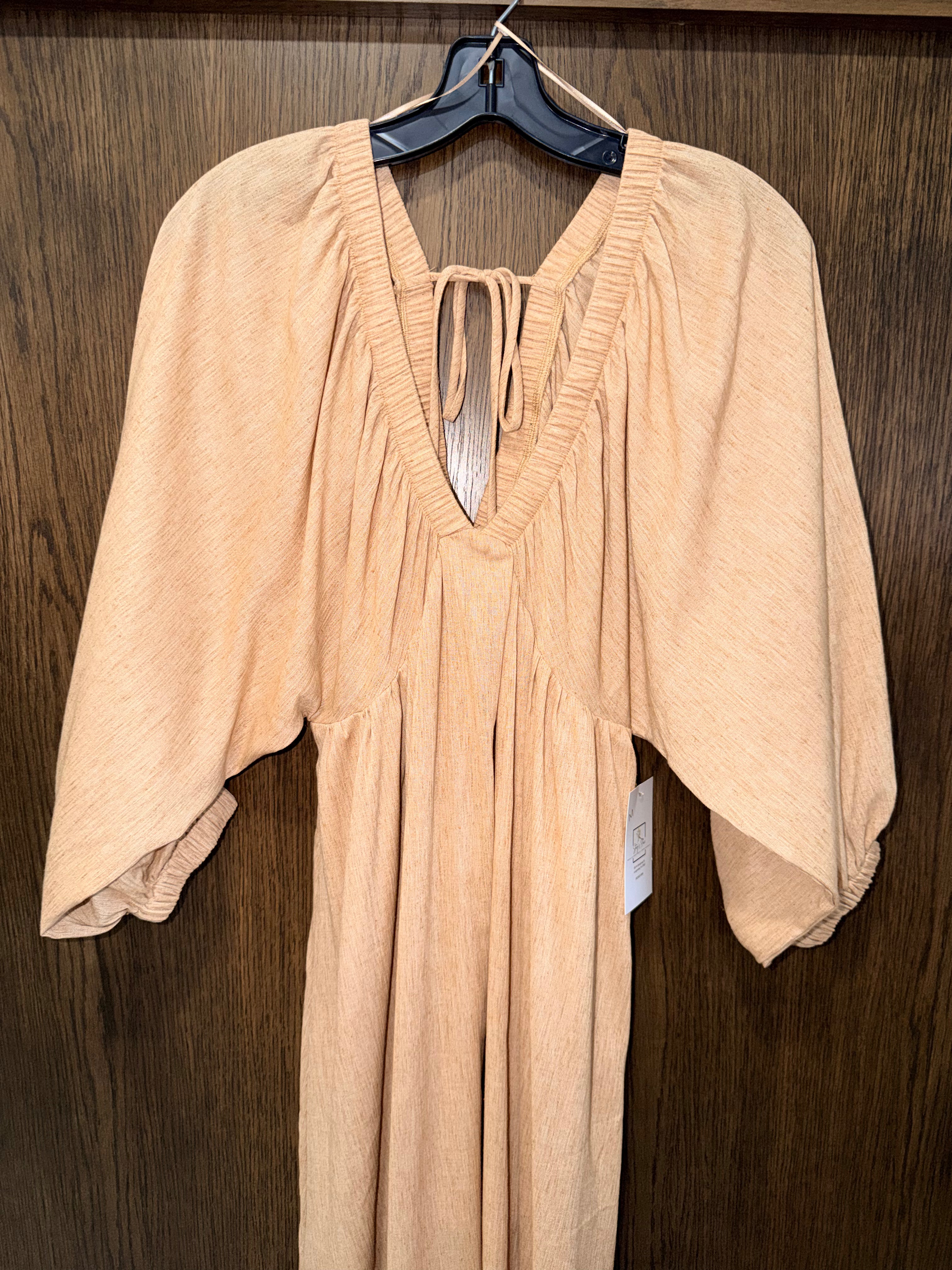 Lalavon Women’s Linen  Maxi Dress Size Medium NWOT