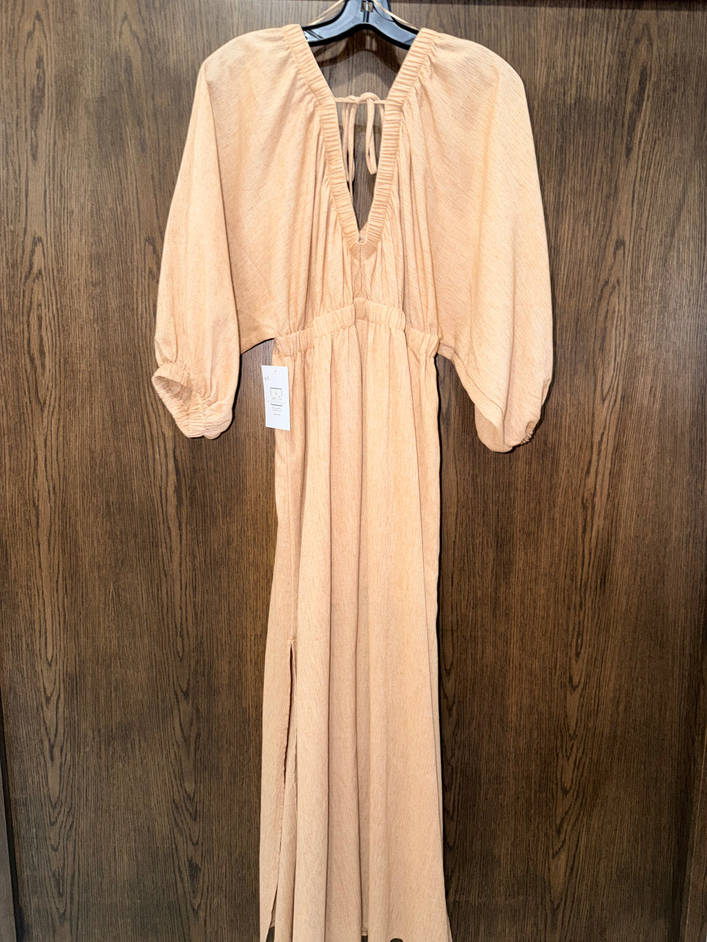 Lalavon Women’s Linen  Maxi Dress Size Medium NWOT