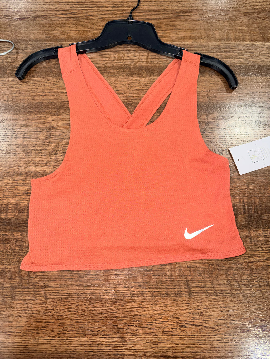 Women’s Nike Yoga Crop Tank Top Size XS Open Back