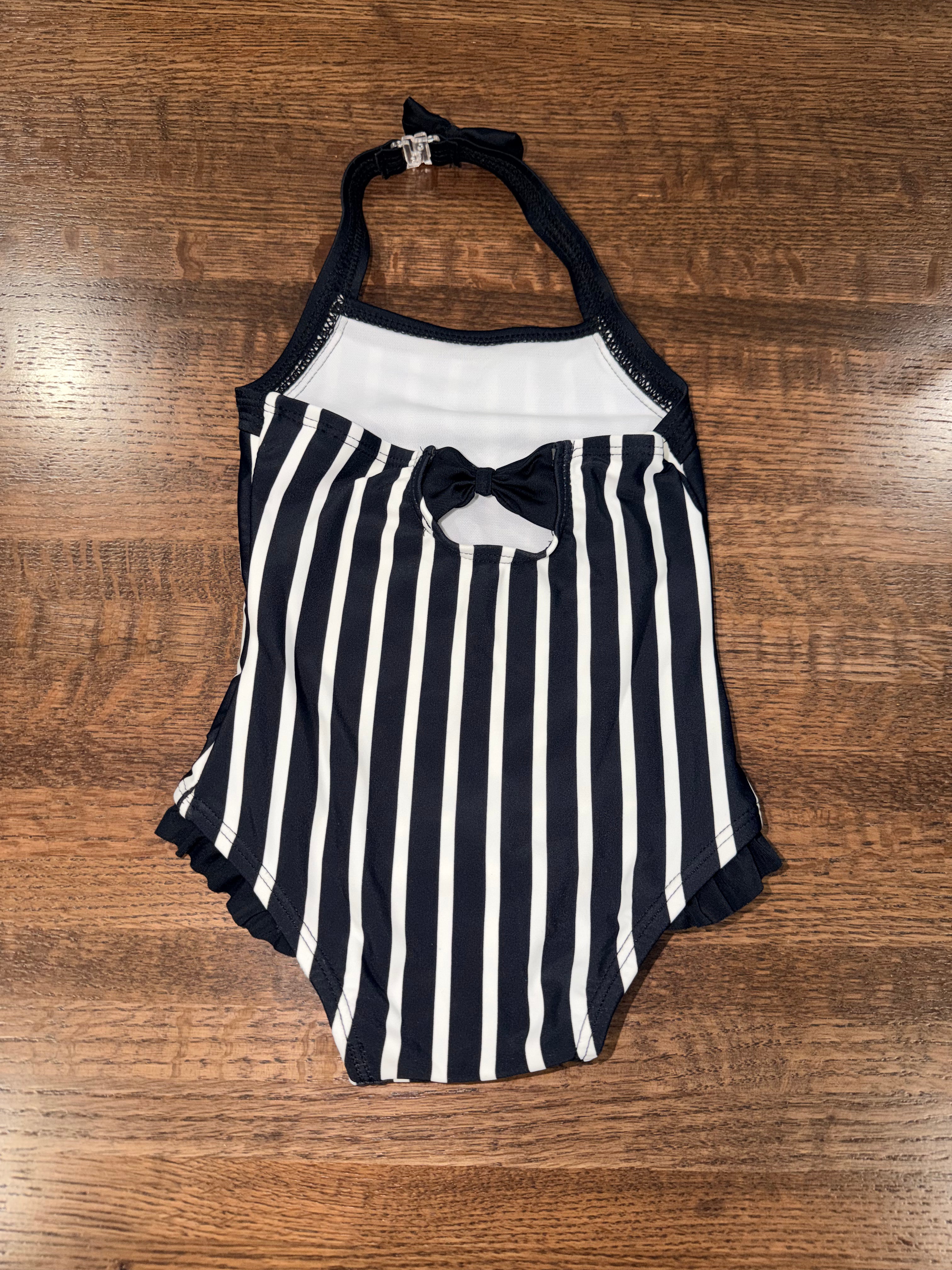 Ruffle Butts Girls Halter Top Swimsuit 12-18 Months