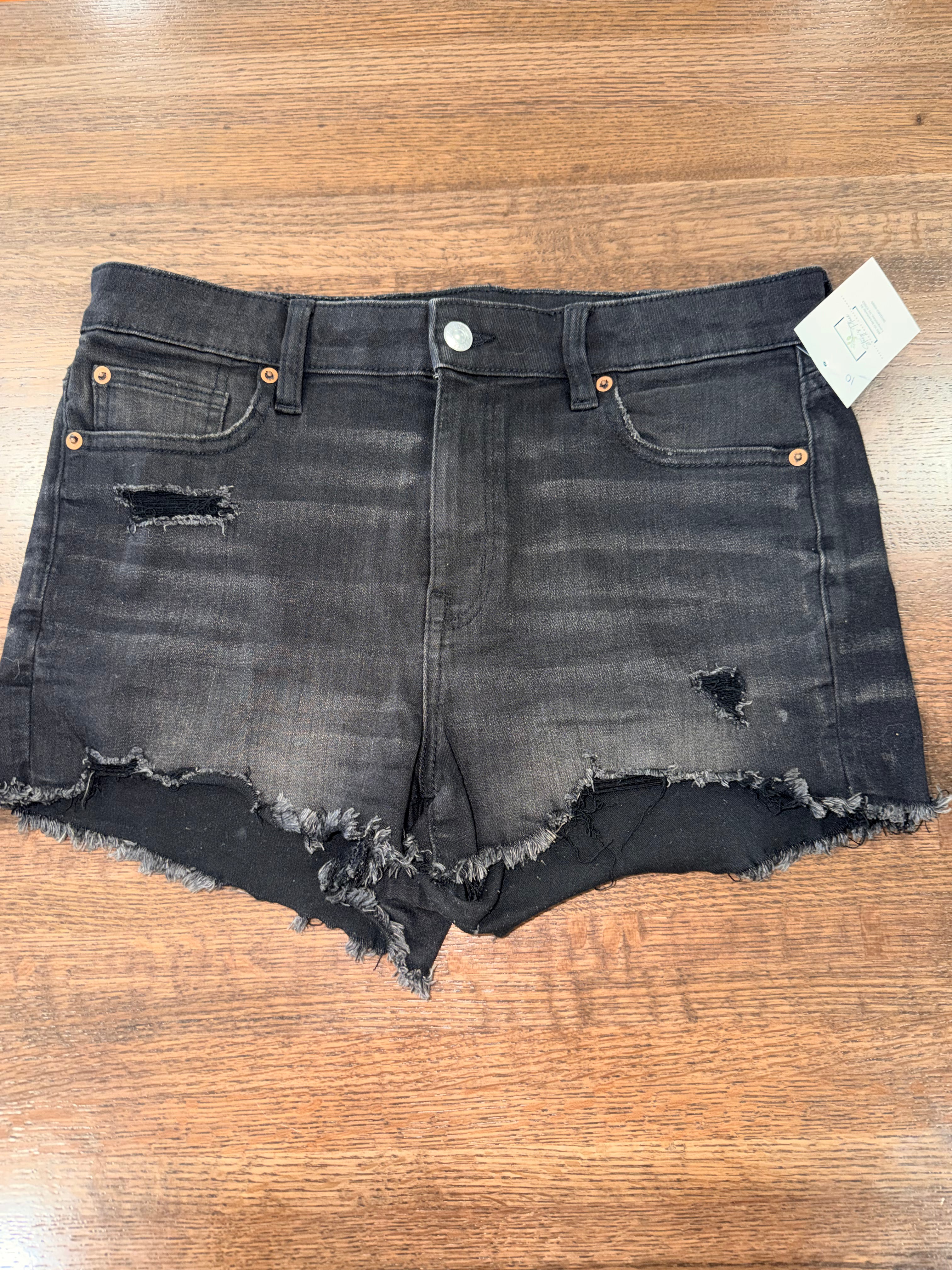 American Eagle High Rise Shortie Shorts Size 10
