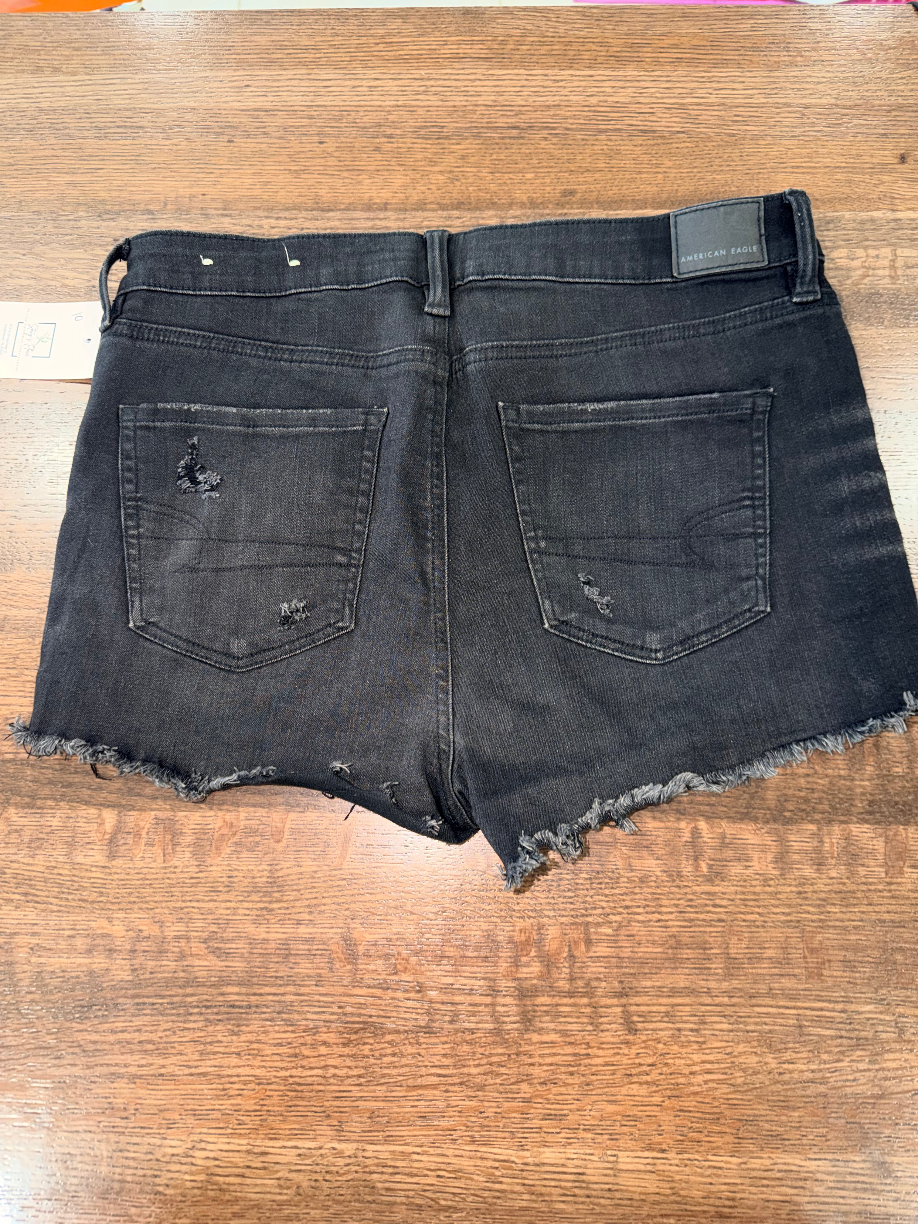 American Eagle High Rise Shortie Shorts Size 10