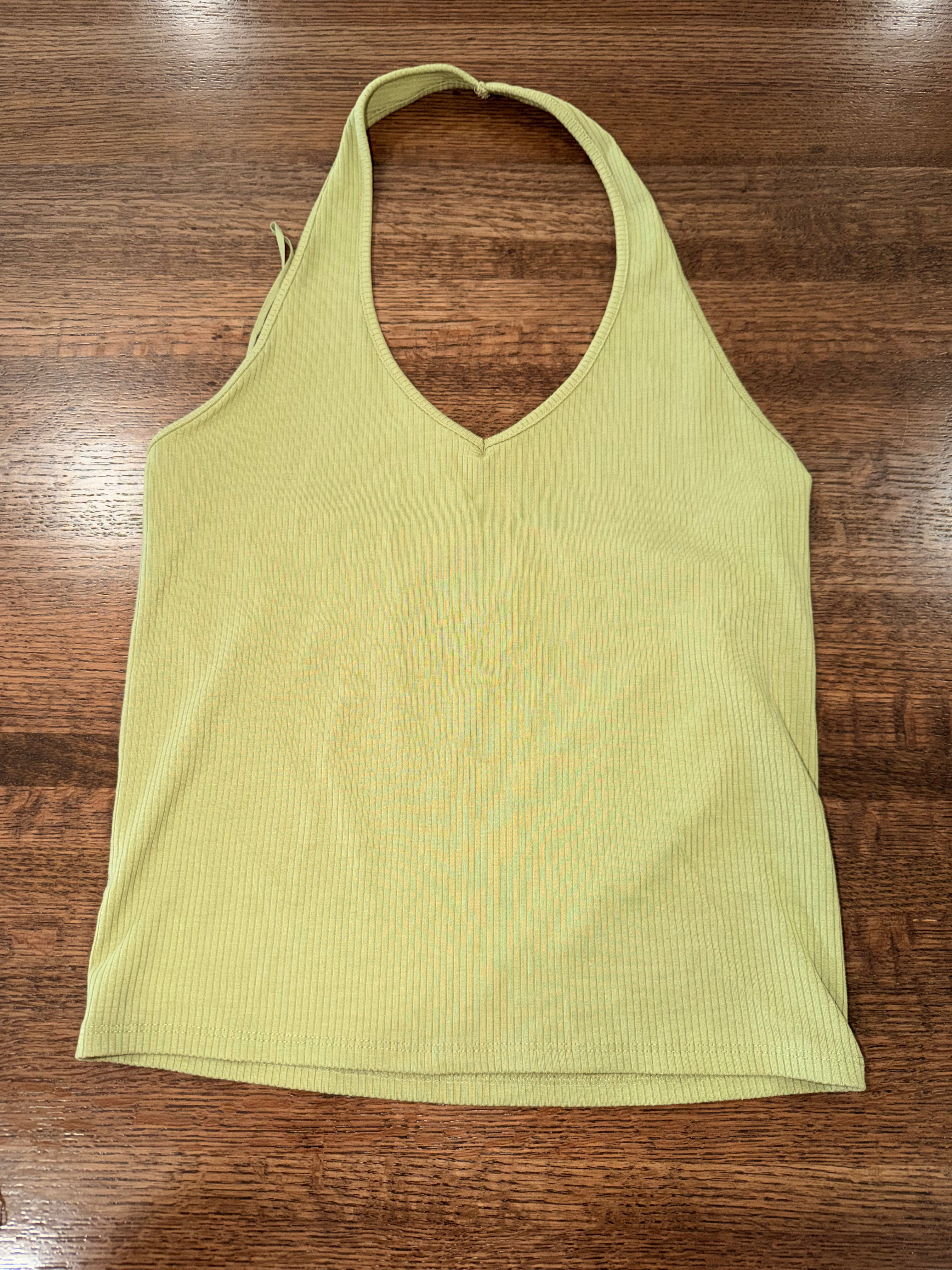 American Eagle Ribbed Halter Top Size Medium