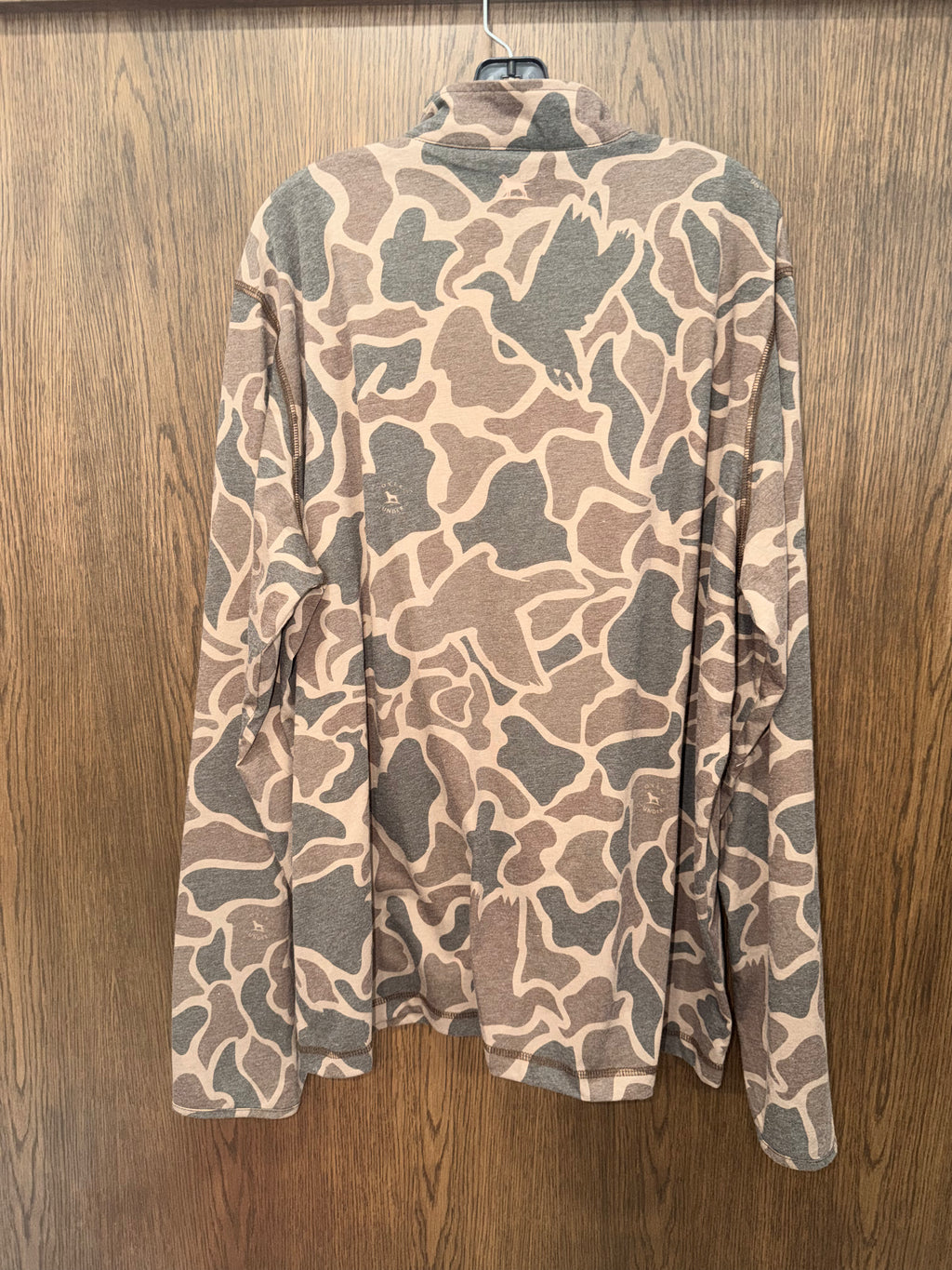 Over Under Core Layer 1/4 Zip Pullover in Duck Camo Mens XXL 2X