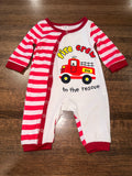 Firecrew to the Rescue Pat Pat Romper 0-3 Months New