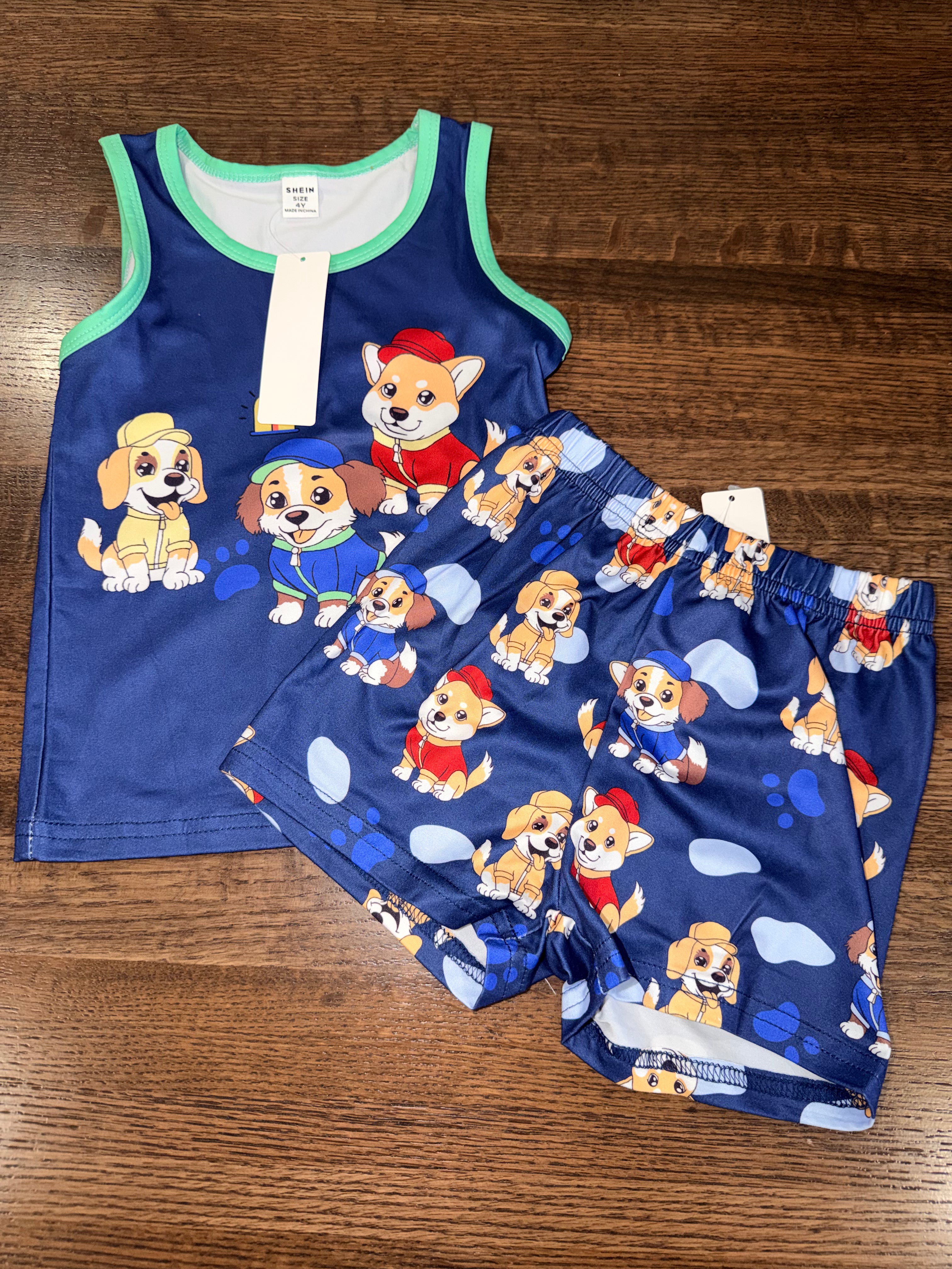 Paw Patrol T-Shirt & Shorts Size 6 NWT