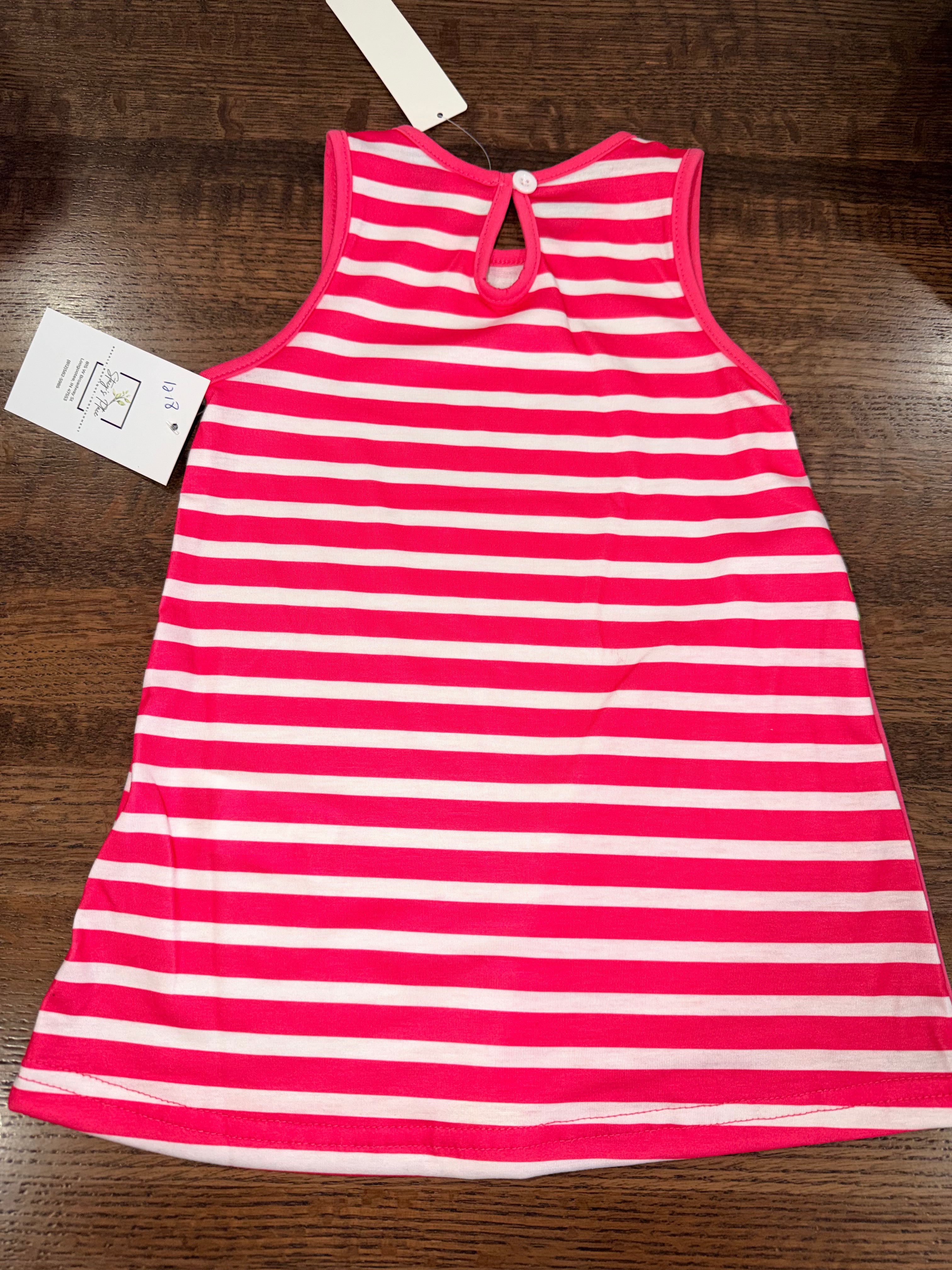 Watermelon Girls Tank Dress Size 12-18 Months New