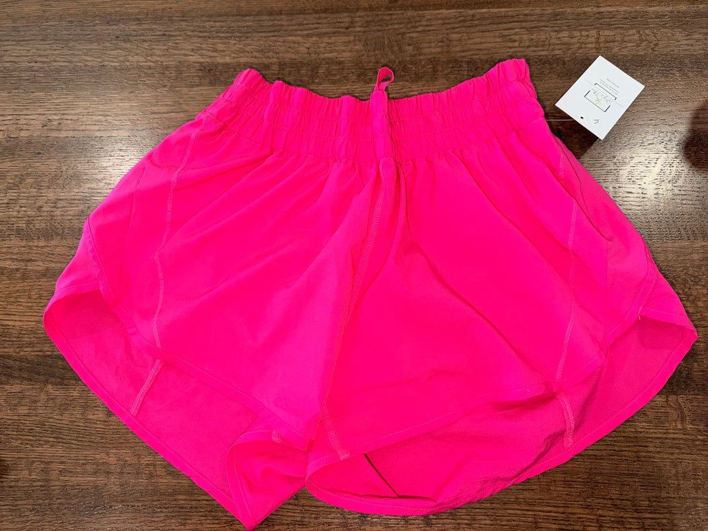 Lululemon PINK Hotty Hot High-Rise Lined Short Size 6