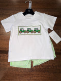 “Tractor ” Boutique T-Shirt & Jogger Shorts Set NWT Size 2