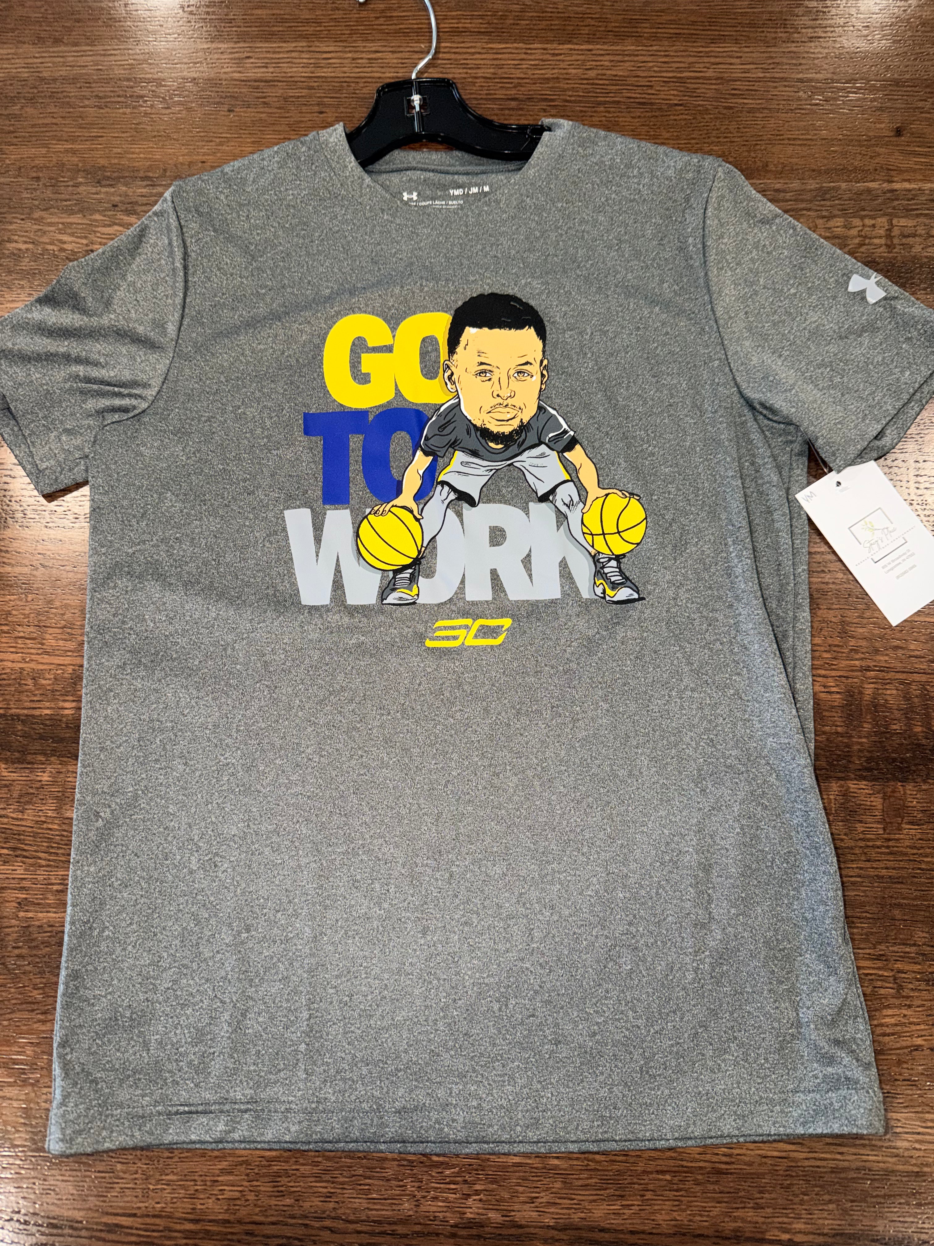 Boys Under Armour Steph Curry Shirt Size Youth Medium