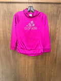 Adidas Girls Dri Fit Hoodie Size Youth L 12/14