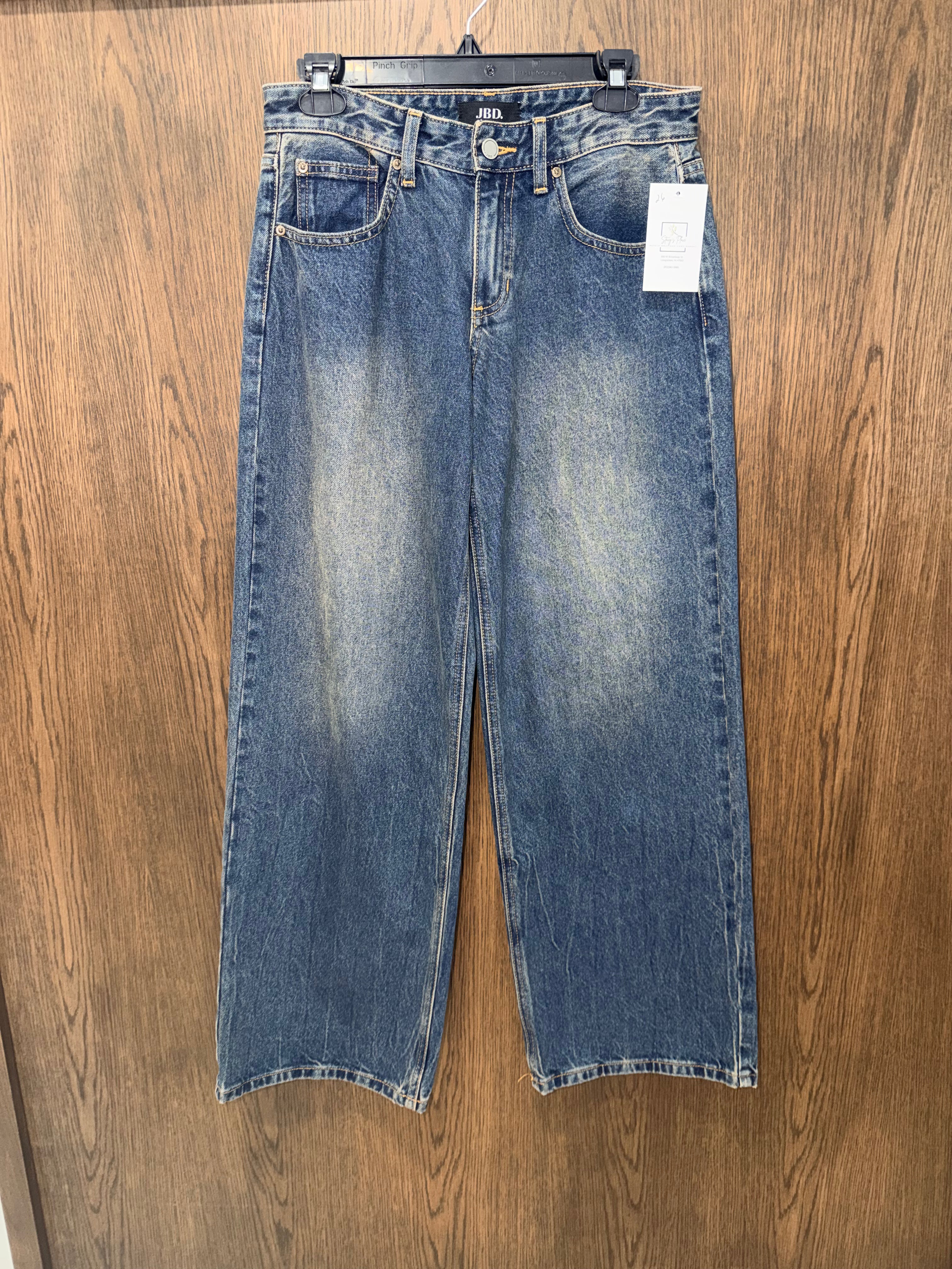 JBD Just Black Denim Super Wide Leg Jeans Size 26