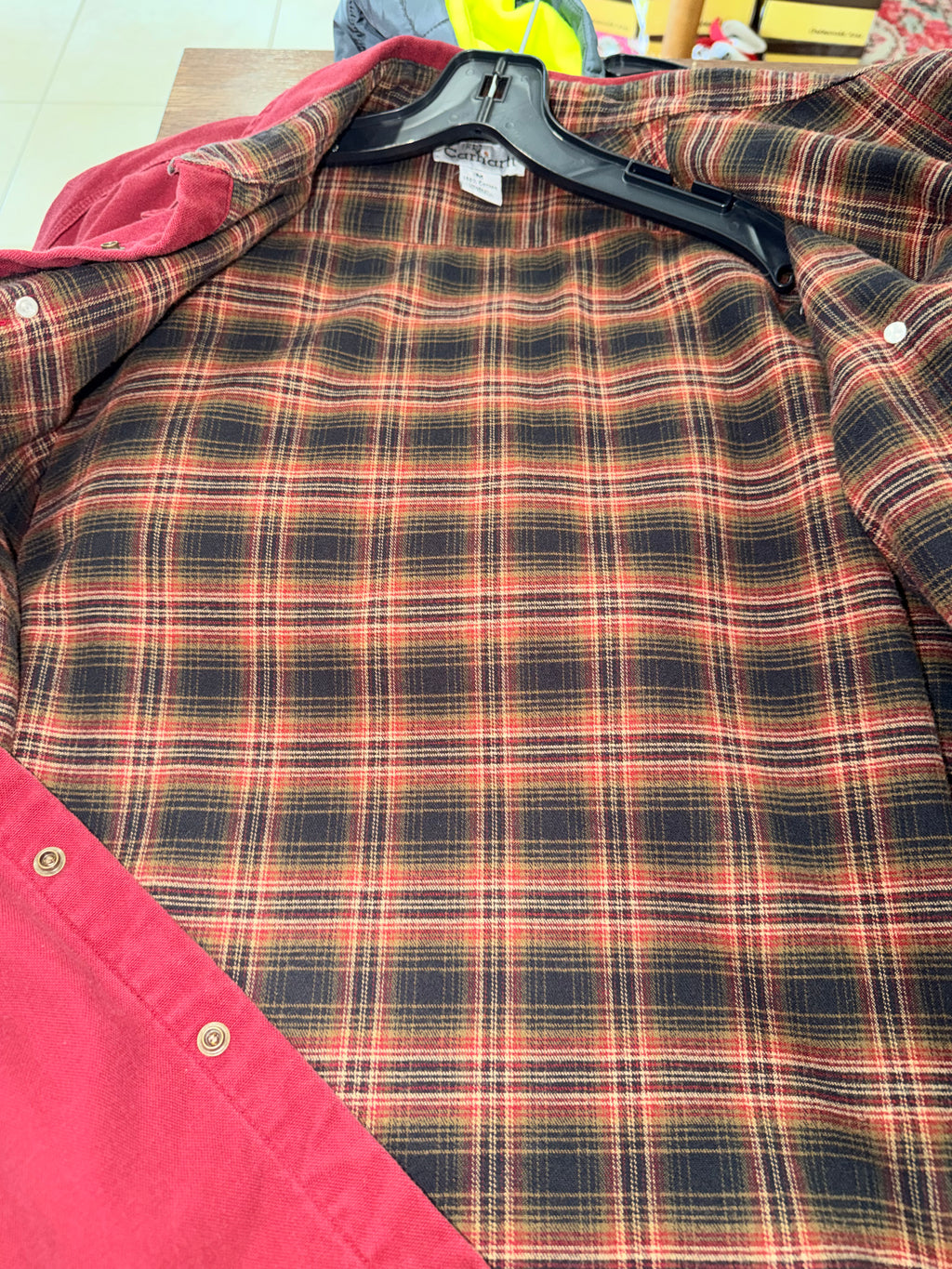 Carhartt Vintage Mens Lightweight Lined Jacket Size Medium