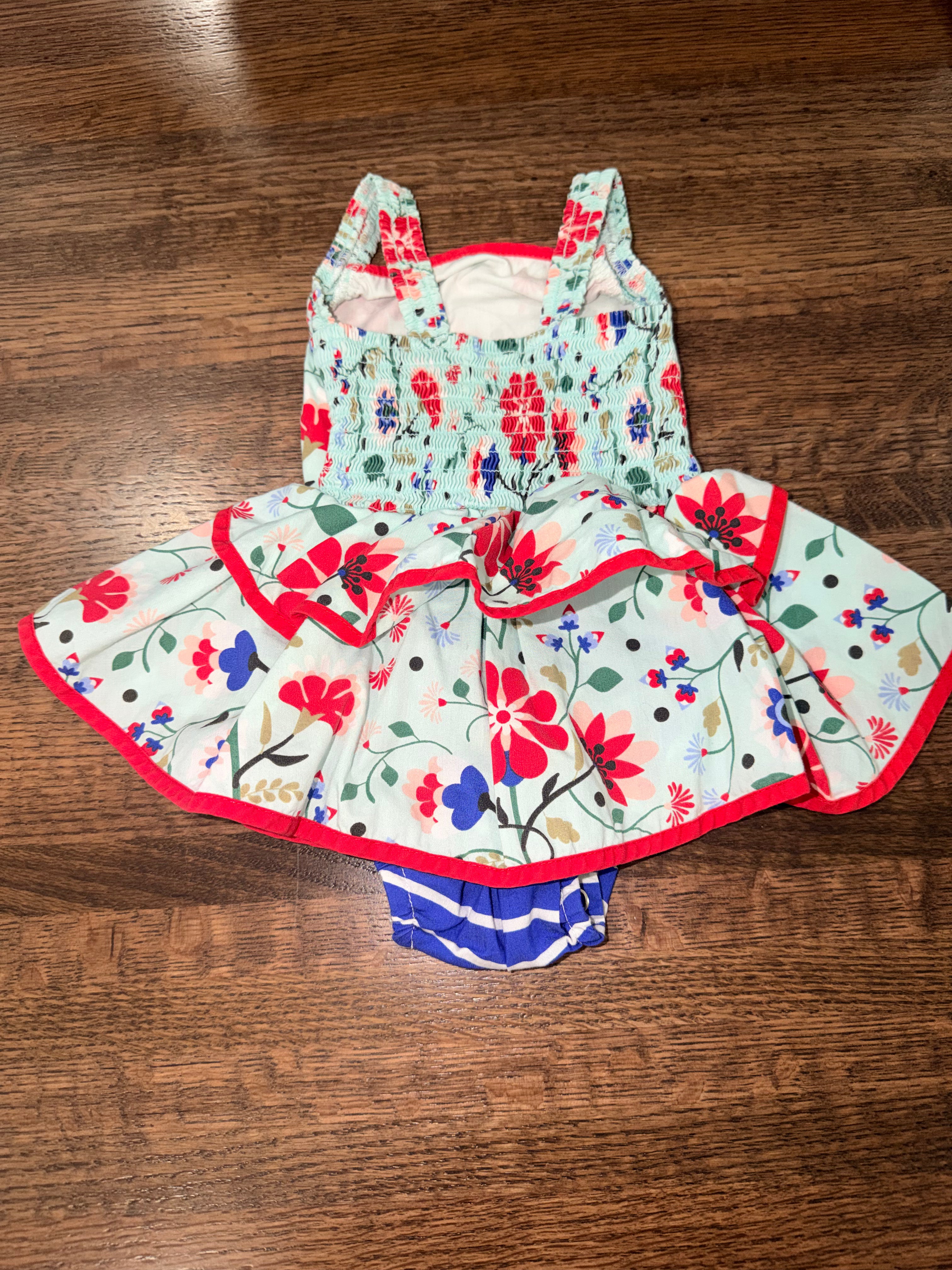Matilda Jane 4th of July Bubble Romper  3-6 Months