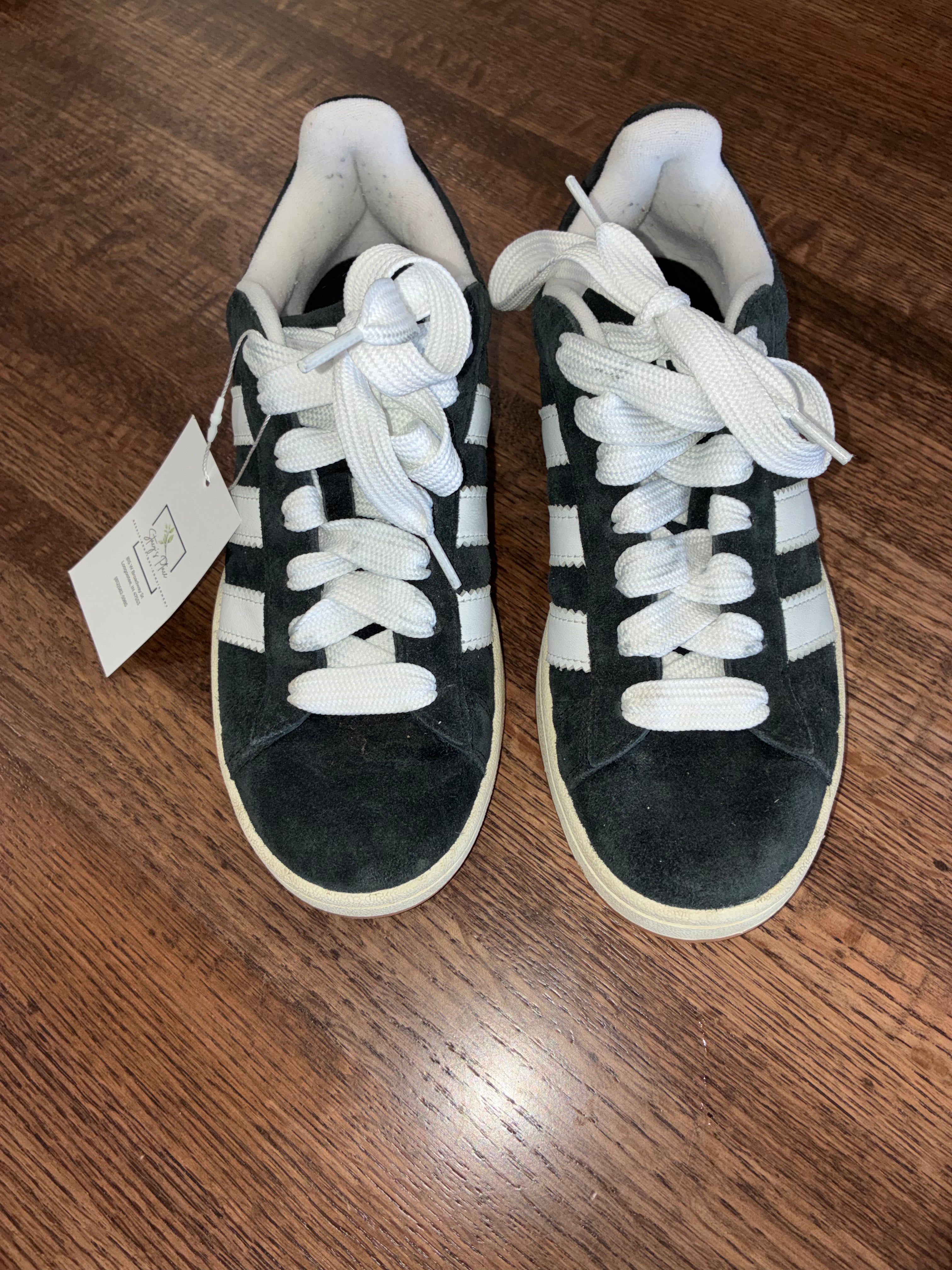 Adidas Women’s Campus Classic Black & WhiteShoes Size 7