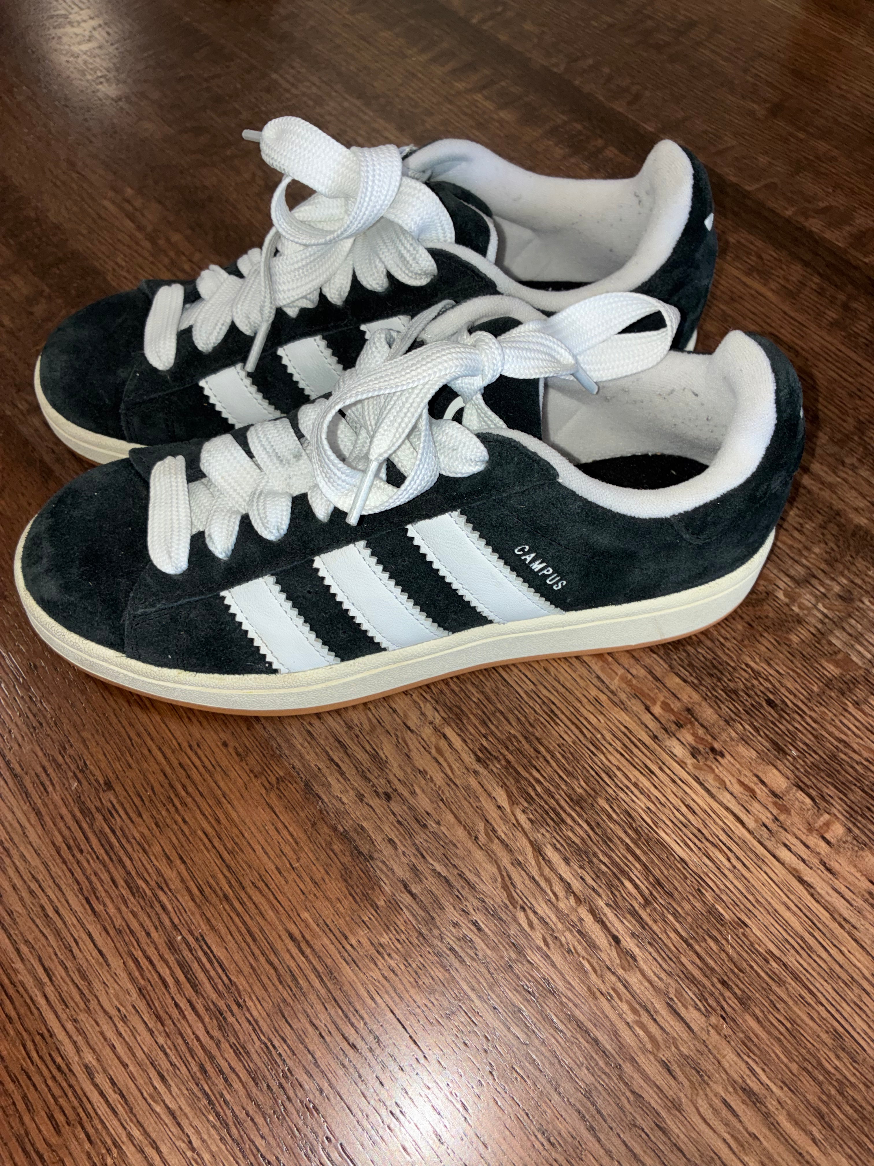 Adidas Women’s Campus Classic Black & WhiteShoes Size 7