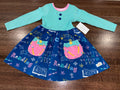 Tabitha Twinkle Girls RECESS ALL DAY LUCY DRESS Size 4/5