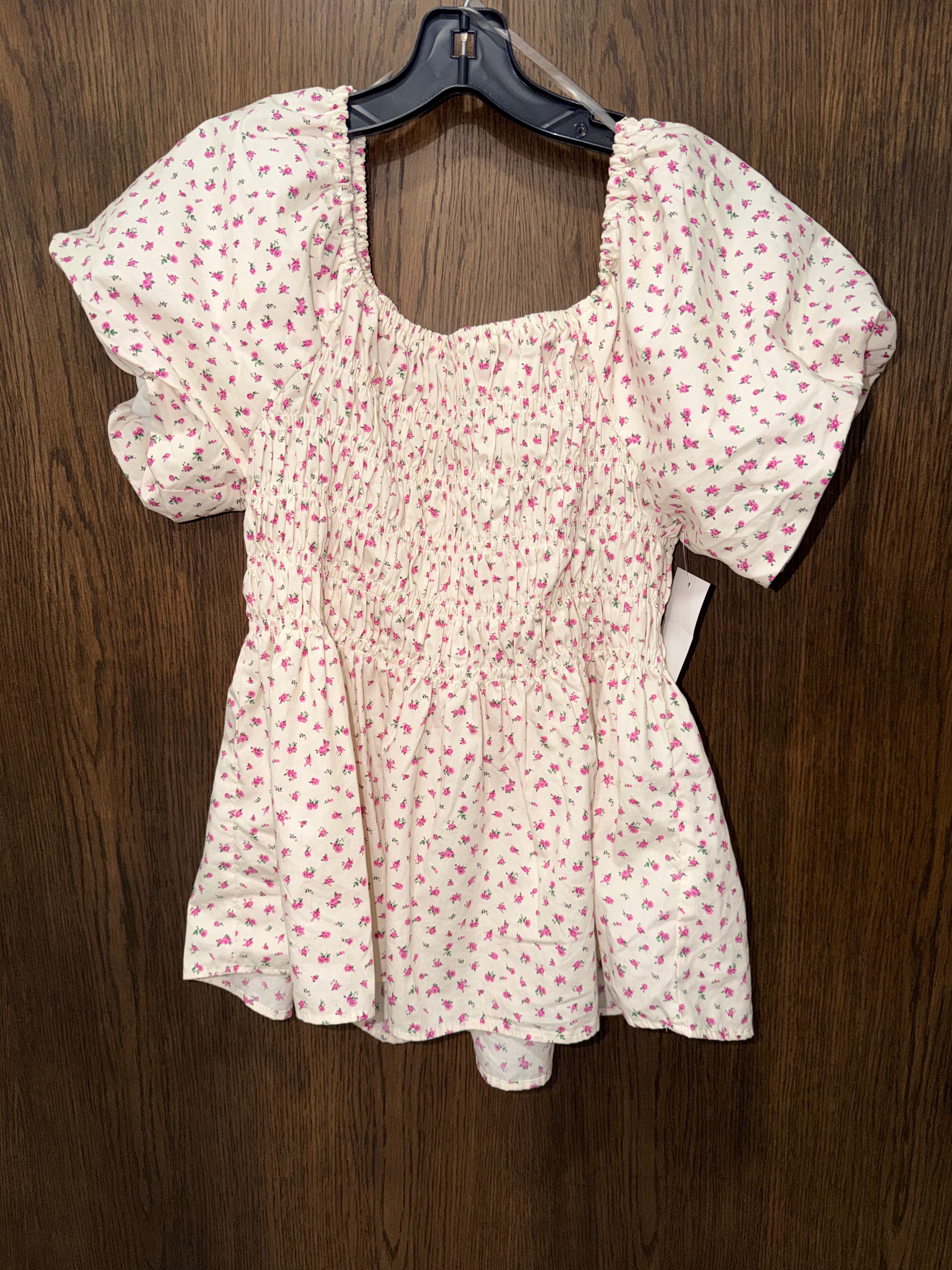 PACSun Passport Floral Babydoll Top Size XXL 2X