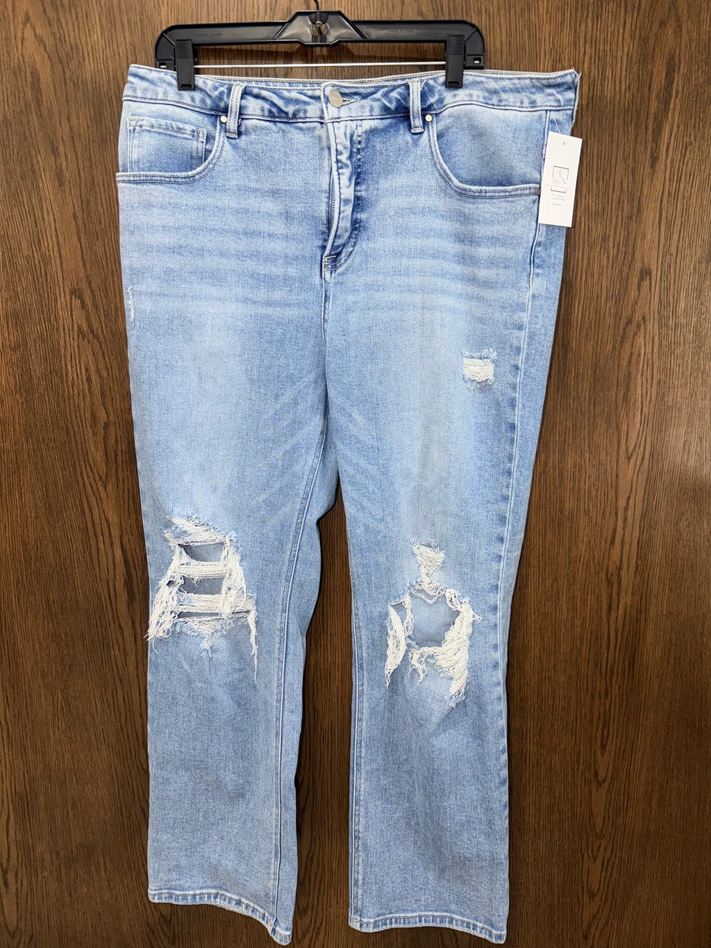 Risen Curvy Straight Jeans Size 20