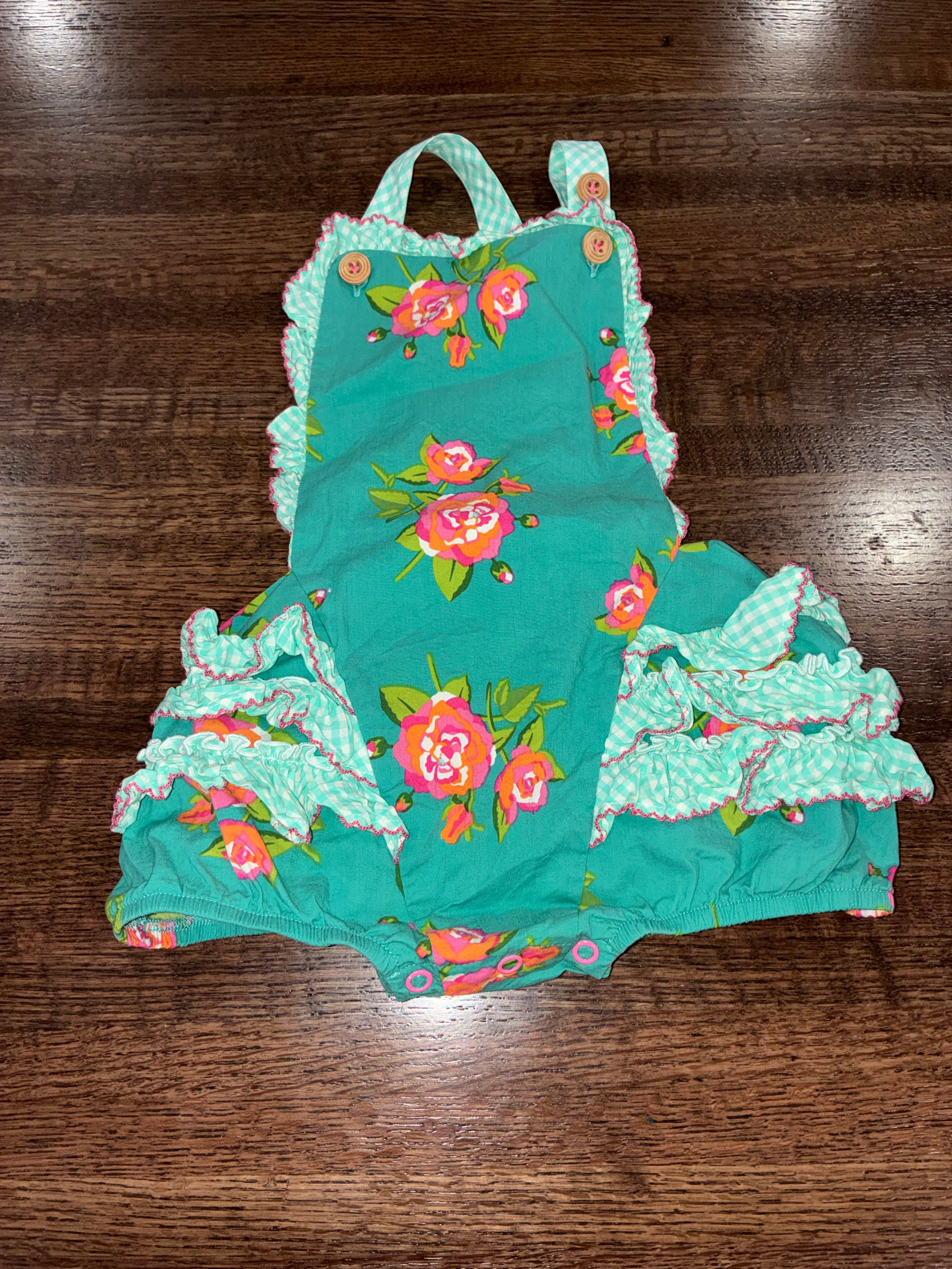 Matilda Jane Girls "Cute As Ever" Bubble Romper 18-24 Months