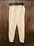 Nike Sportswear Club Fleece Joggers Size Small Khaki/White Unisex