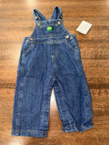 John Deere Baby Denim Overalls Size 9 Months Baby Jeans Bib Adjustable Straps