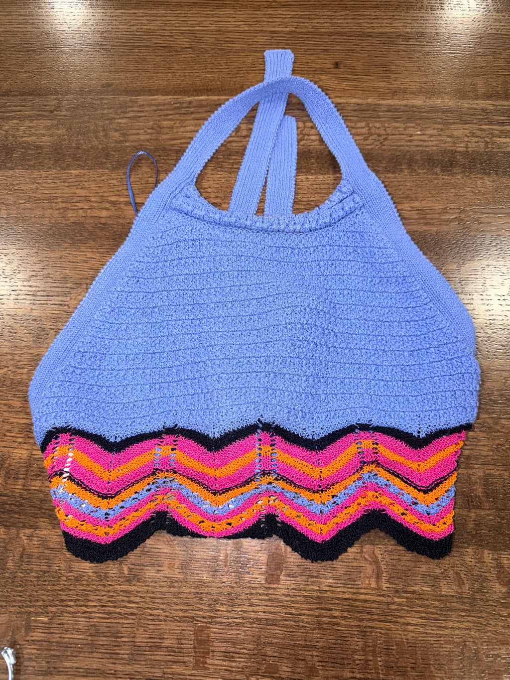 Zara Crochet Halter Top Small