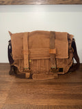 Muchuan Vintage is“I am Legend” 2138K Canvas and Leather SLR Camera, Laptop Messenger Bag