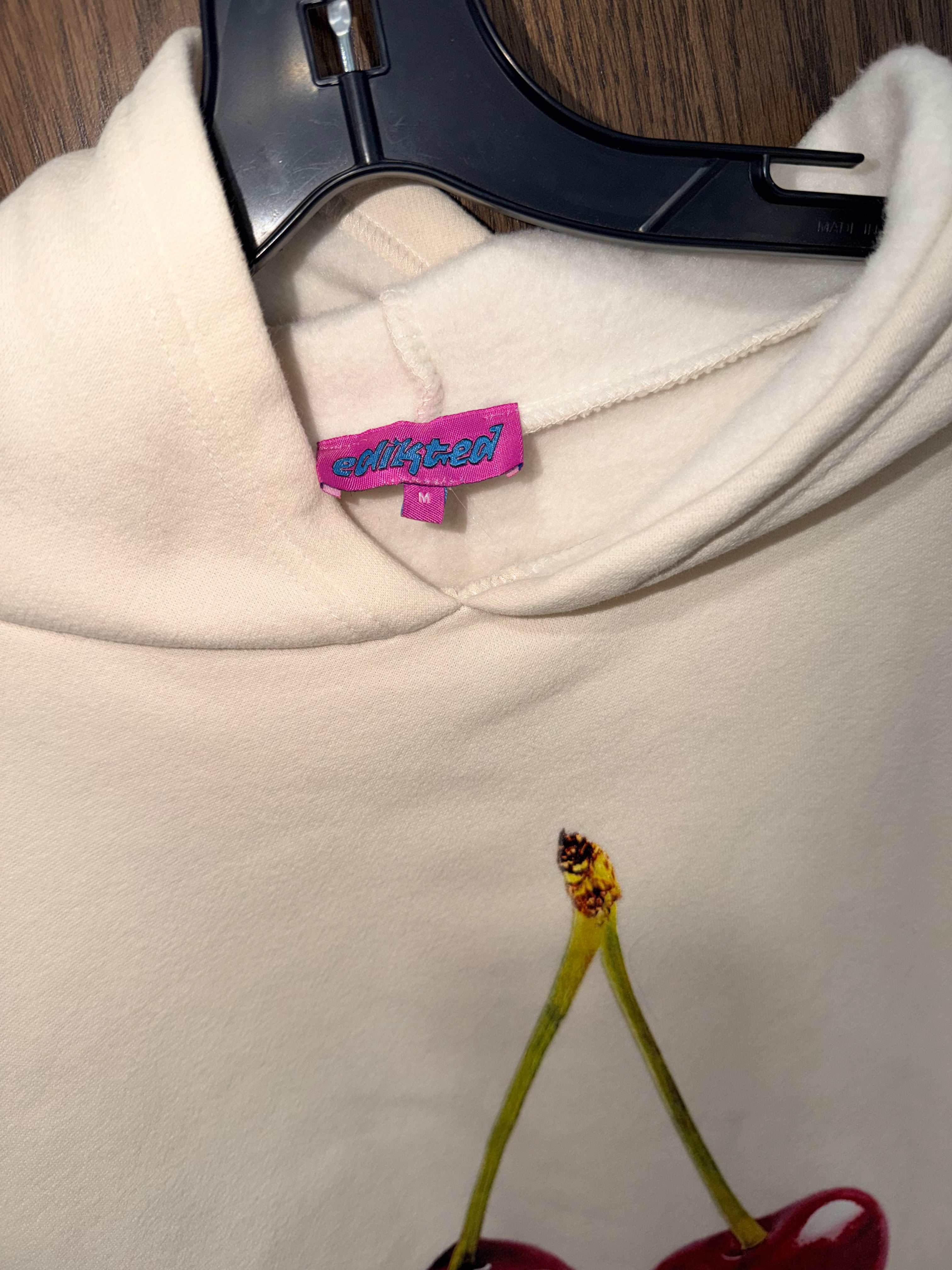Edikted Women's Mon Cherry Hoodie Size Medium