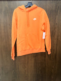 Nike Women's Rust Club Fleece Pullover Hoodie Size Medium EUC