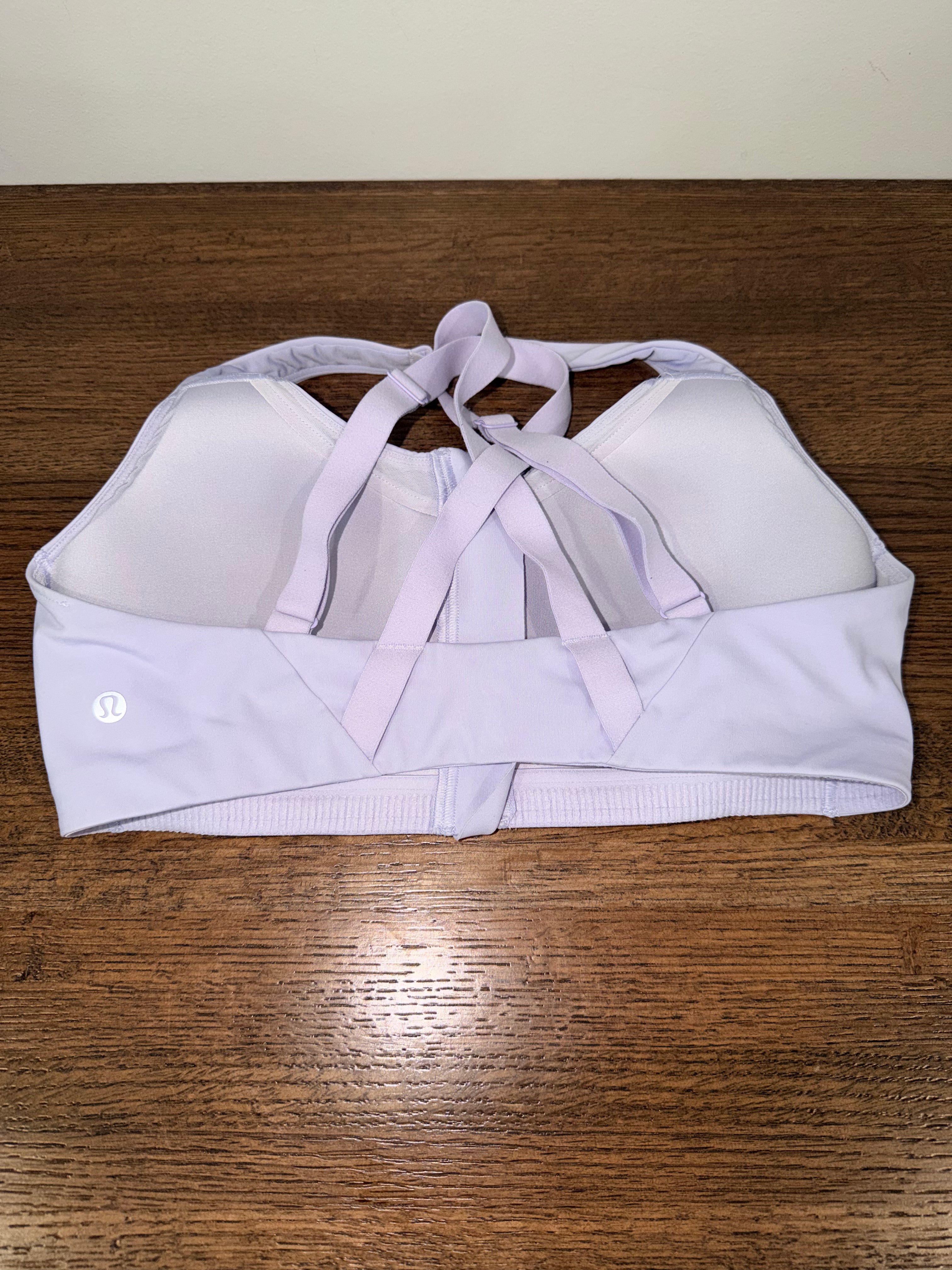 Lululemon Women’s Energy High Support Zip Front Bra 36C